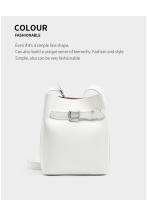 Bolso de hombro vintage de cuero genuino para mujeres, bolso tipo cubo de alta gama, bolso cruzado de piel de vaca de capa superior, bolso cruzado para mujeres - details 29