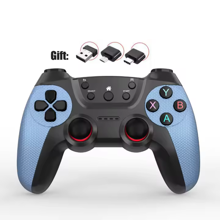 VAORLO Controlador de Juegos Inalámbrico 2.4G Joystick para PS3 Slim, Smart Phone, Tablet PC, Smart TV Box Artículos Vitales para la Salud y Seguridad - 1