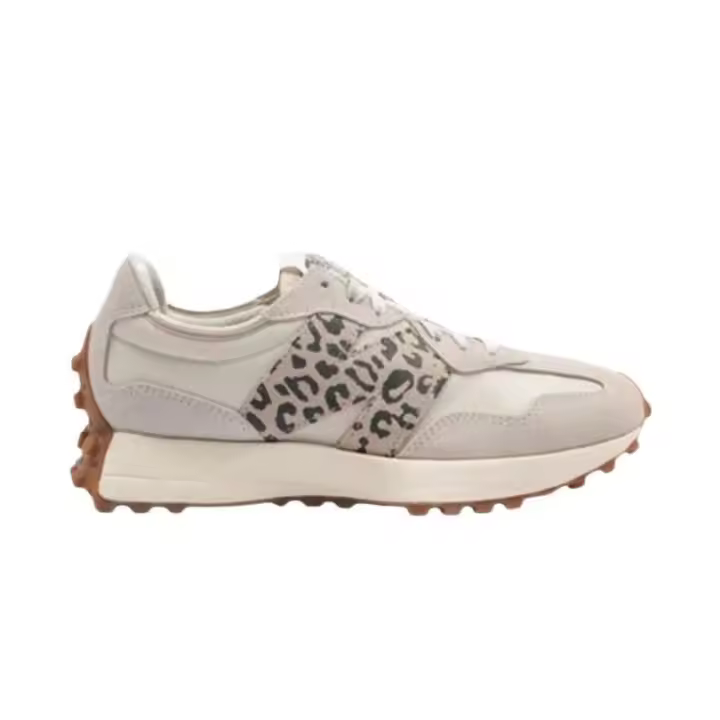 LETEN 【100% Original】 NB327 Estampado de leopardo para hombres y mujeres Retro Casual Running Shoes Zapatillas MS327ANA Pegatinas de pared - 1