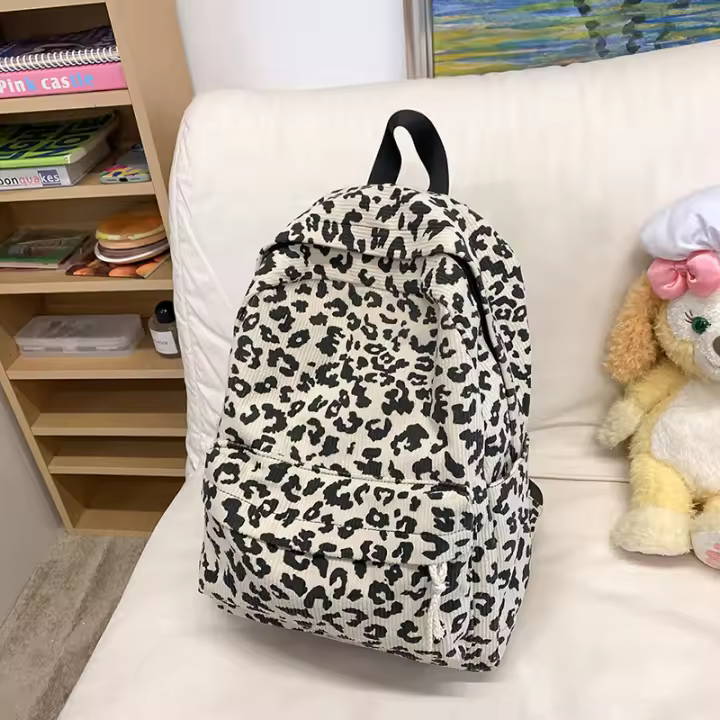 Mochila Casual de Nylon Diseño Moderno para Estudiantes de Secundaria y Universidad Bolsas y Viajes - 1