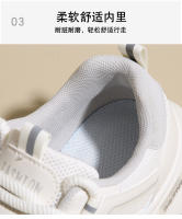 Ins versión coreana nuevo papá para mujeres 2025 primavera ligero estudiante deportes correr casual al aire libre zapatos de suela gruesa - details 8