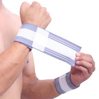 2 Pcs cotton fitness elastic bandage hand wrist strap wrap - details 2