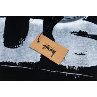 Camiseta Deportiva de Algodón Puro para Hombres Cuello Redondo, Estampado Delantero, Estilo Básico Casual, Artículo de Zapatillas y Ropa Deportiva - details 3