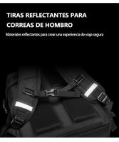 Mochila de gran capacidad para hombre, mochila de viaje de ocio, expandible, impermeable, interfaz USB - details 14