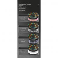 Bóxer de música con Bluetooth, supersoporte de Pared Profesional LED Dinámico en Color, 12 Velocidades - details 7