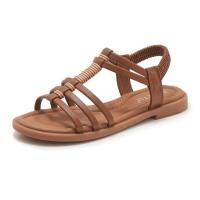 Sandalias de mujer zapatos planos - cómodo verano elegante casual elástico tobillo slip on playa caminar sandalia - details 14
