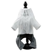 Traje de boda para perro, práctico y creativo, camisa Formal suave y lavable para mascotas, disfraz de cachorro y gato de 6 tamaños - details 4
