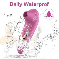 Empaque privado Juguetes sexys potentes Vibrador con ventosa para clítoris Clítoris Succión de pezones Lengua Vibradora Lamiendo oral Masturbador Vagina para adultos - details 2