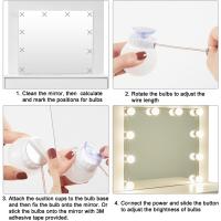 Luz LED y Espejo Gran Mesa Tocador con 2 Cajones y 3 Compartimentos Abiertos Mueble Dormitorio Estilo Morno - details 14
