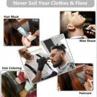 Capa de Corte de Pelo de Lino-Poliéster Blend Ideal para Uso en Hogar y Salón - details 2