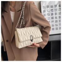 Bolso Cuadrado Bordado Rombo Bolso Cadena Bolso Mujer Bolso Moda - details 2