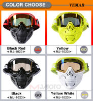 Gafas de Casco de Motocicleta VEMAR Máscara Facial Desmontable con Lente HD - details 4