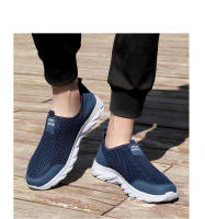 Zapatos informales de malla de aire para hombre, zapatillas ligeras transpirables sin cordones, mocasines cómodos, moda de verano - details 14