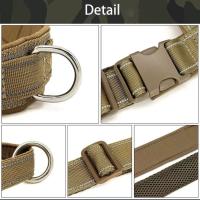 Chaleco con arnés para caminar para mascotas de nailon con tiras reflectantes, chaleco con correa ajustable para perros, resistente al desgaste, a prueba de explosiones - details 6