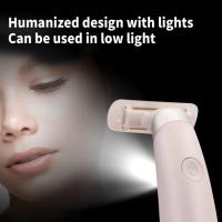 Afeitadora eléctrica portátil para mujer, recargable por USB, indolora, para piernas y axilas, afeitadora eléctrica para mujer. - details 23