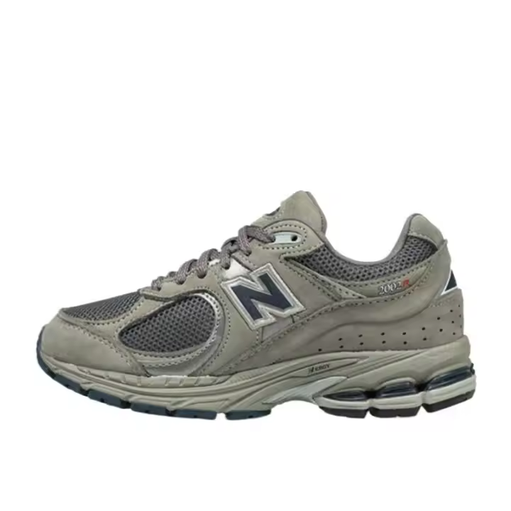 Zapatos Casuales de Correr Bajo Cuero Cómodo Antideslizante para Hombres y Mujeres Medio Gris - 1