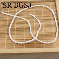 2 4 6 8 10mm DIY joyería de verano redonda Natural gemas de concha blanca fabricación genuina cuentas hebra 15" - details 1