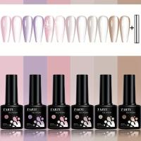 TARTU Juego de 6 esmaltes de uñas en gel tipo ojo de gato de 8 ml, kit de esmalte en gel de 6 colores, remojo para UV/Led, para salón y arte de uñas DIY en casa - details 3