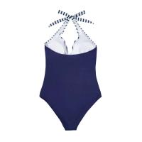 Circy Traje de Baño de Un Pie sin Espalda con Estampado de Leopardo Bikini de Encaje para Mujeres - details 29