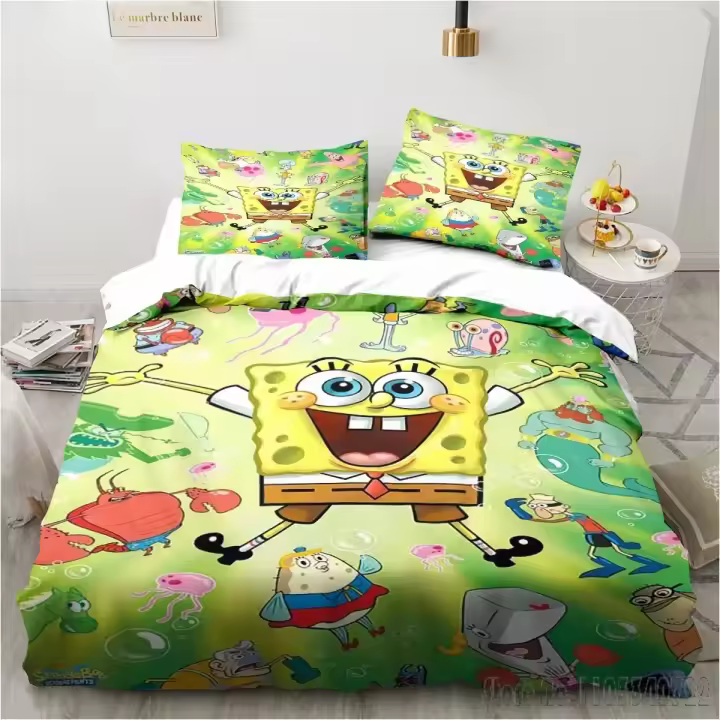 Juego de funda nórdica de dibujos animados para niños, edredón HD, ropa de cama, juegos de cama, decoración de dormitorio - 1