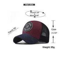 Sombrero para el sol Gorra de béisbol de dos tonos Protección solar Gorra de malla transpirable Gorra ajustable de algodón Snapback Verano - details 0