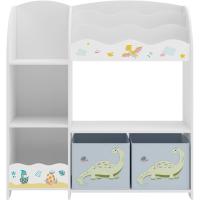 Estantería de Libros para Niños con Dos Cajones Plegables Diseño de Dinosaurio 100 x 93 x 30 cm - details 4