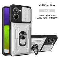 Funda con soporte magnético para OPPO Realme, carcasa con ranura para tarjeta, para modelos 10, 4G, 9, 8, 7 Pro, 8i, 9i, C35, C31, Reno 8, 8T, A17, A58, A57, A52, A72, A76 - details 14