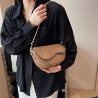 Bolso de Mano con Tapa Abatible de Color Sólido Bolso Ancho para Hombro con Correa para Mujer - details 16