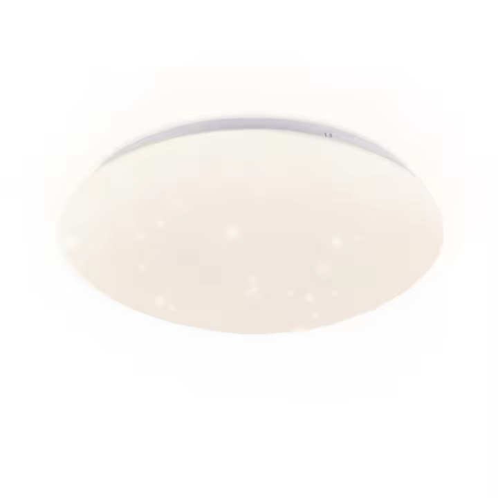 CBJKTX Luz de techo LED 30 cm redonda IP44 18 W dormitorio cielo estrellado blanco neutro impermeable para cocina habitación de niños pasillo - 1