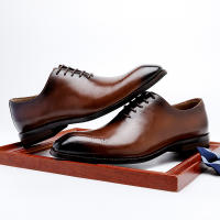 Zapatos Oxford casuales para hombres, Cuero que aumenta la altura, cabeza cuadrada, estilo británico - details 14