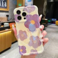 Funda de iPhone 15 Pro Max Pintura al Óleo de Luz Azul Arco Iris Flor Mariposa - details 10