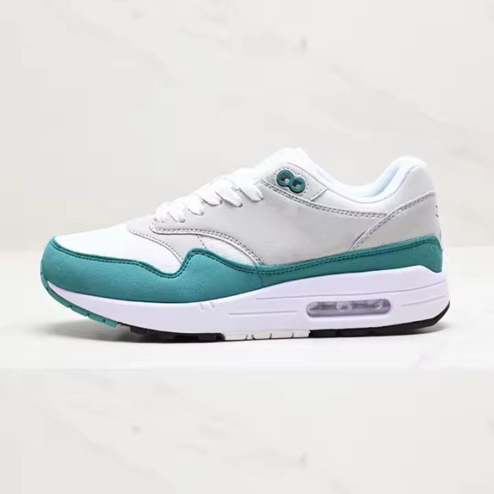 MAX1 Zapatos zapatos de los hombres de malla retro zapatos para correr clásico cojín de aire zapatos de los hombres y las mujeres gris y azul cómodo casual zapatos deportivos garantía de calidad de un año - 1