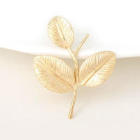 10 Uds. Colgantes de latón de Color dorado de 18K sin agujeros, colgantes de hojas de árbol, accesorios de joyería Diy de alta calidad, sitio web oficial Rosediy - details 5