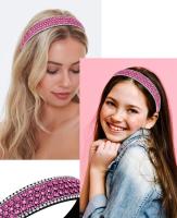 Diademas EWENSOO de Pulsera de Cristal Brillante y Perla Accesorio de Cabello de Moda para Mujeres - details 6