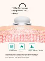 Dispositivo de masaje TENS para cuello y hombros, masajeador muscular de compresión caliente de 6 pulsos, tratamiento de relajación de Espondilosis Cervical - details 3