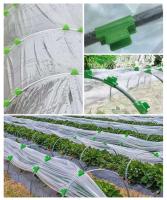 Abrazadera de película verde de plástico para jardín, poste de red para invernadero al aire libre - details 2