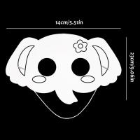 Búho creativo DIY máscara de relleno de Color juguete elefante astronauta máscara en blanco juguete mono pintado pintura Panda máscara niños - details 0