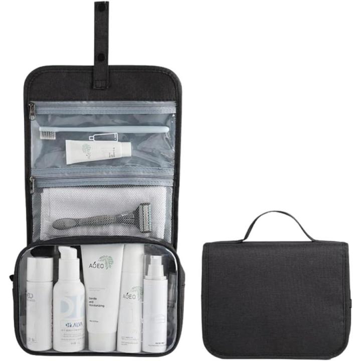 Bagsprite Bolsa De Aseo Para Hombres, Bolsa De Viaje Para A. Color Negro | Cuotas Sin Interés