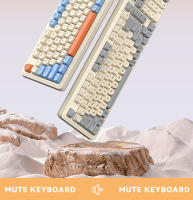 Langtu L98 teclado de tres modos de alto valor RGB con cable juego competitivo oficina escribiendo película inalámbrica teclado silencioso - details 1