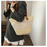 Bolso de Paja para Vacaciones de Verano en la Playa 2025 Nuevo Estilo Tejido de Gran Capacidad Bolso de Hombro para Playa Bolso de Mano Moderno y a la Moda - details 16