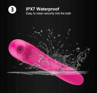 Vibrador de succión de Vagina, estimulador de clítoris de succión de lengua Oral, Juguetes sexuales para adultos, masturbador erótico para mujeres - details 6