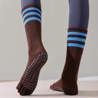 Calcetines de Yoga con cinco dedos divididos para mujer, medias profesionales de Pilates, de algodón, antideslizantes, de tubo medio, para interiores, baile, Fitness y deportes - details 27