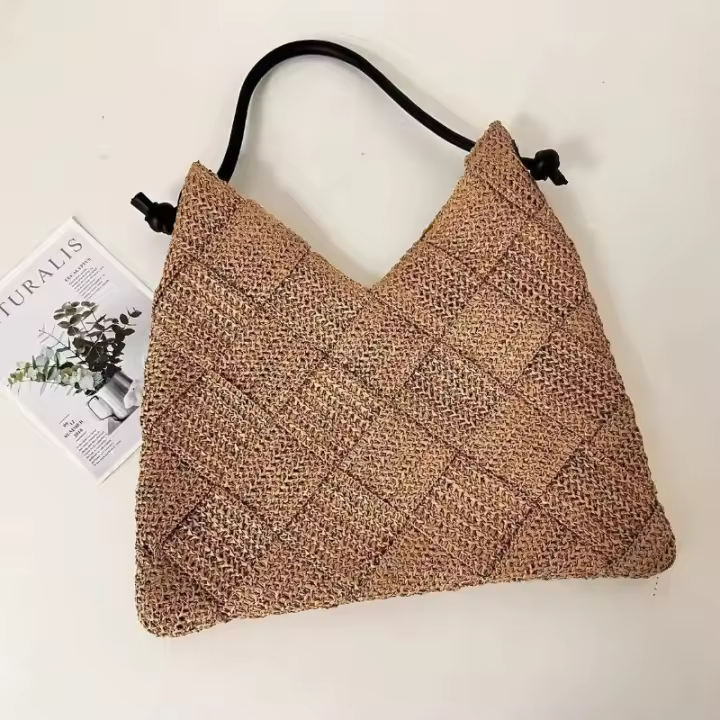 Bolsos de Hombro para Mujer Hechos a Mano Bolsos de Playa de Verano de Gran Capacidad - 1