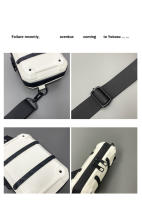 Bolso de remache personalizado para hombres de moda, popular bolso cuadrado pequeño blanco fresco, bolso de mensajero de hombro para mujeres de moda. - details 46