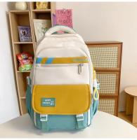 Mochila escolar de gran capacidad para niñas adolescentes, mochila grande de nailon resistente al agua para estudiantes de secundaria - details 26