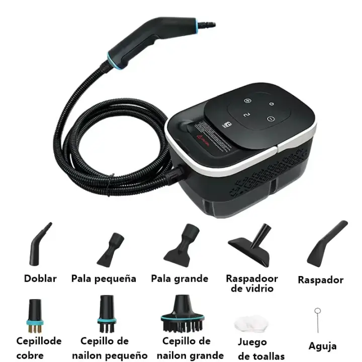 Hidrolavadora con esterilización a alta temperatura Portátil, 2500 W, para hogar, coche, cocina, aire acondicionado Certificado CE - 1