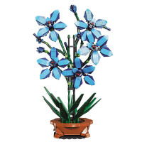 Ramo de flores de Cymbidium Faberi Bonsai, planta en maceta, decoración del hogar, bloques de construcción, juguetes para niños - details 0