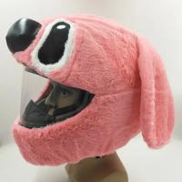 IMotorcycle-cubierta de casco de Motobike, gorros peludos, conejo, zorro, oso, cerdo - details 42