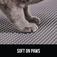 Almohadilla de Arena para Gatos de Lavado No Removible y Resistente a Salpicaduras de Doble Capa para Gatos Medianos, Suministros Para Mascotas - details 5