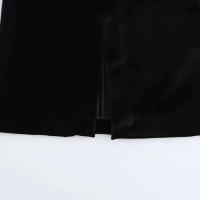 TRAFZA-faldas largas con botones de cintura alta para mujer, Falda con cremallera decorativa de un solo pecho, color negro, a la moda, para otoño, 2025 - details 10